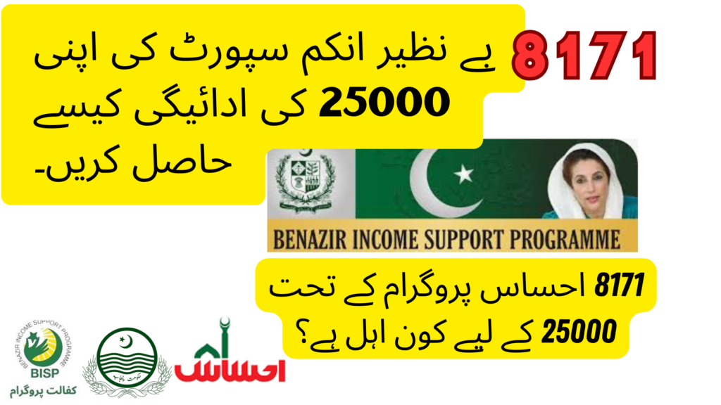8171 Ehsaas Program 25000 BISP