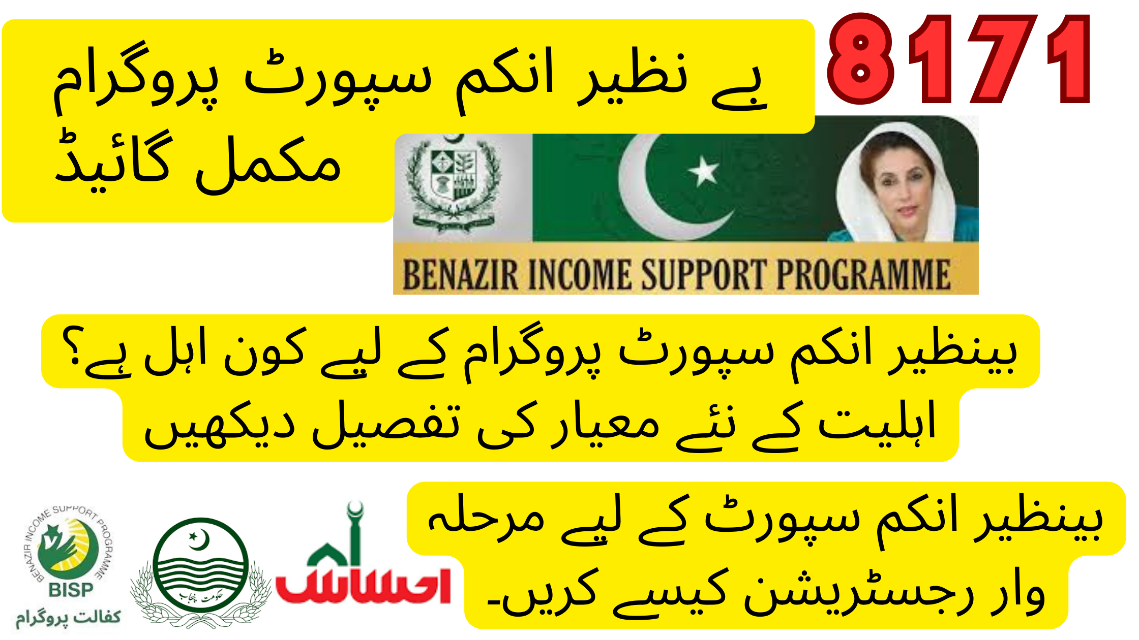 Benazir Income Support Program Check BISP (Benazir Income Support Programme) | Complete Guide - Tech Ny Time
