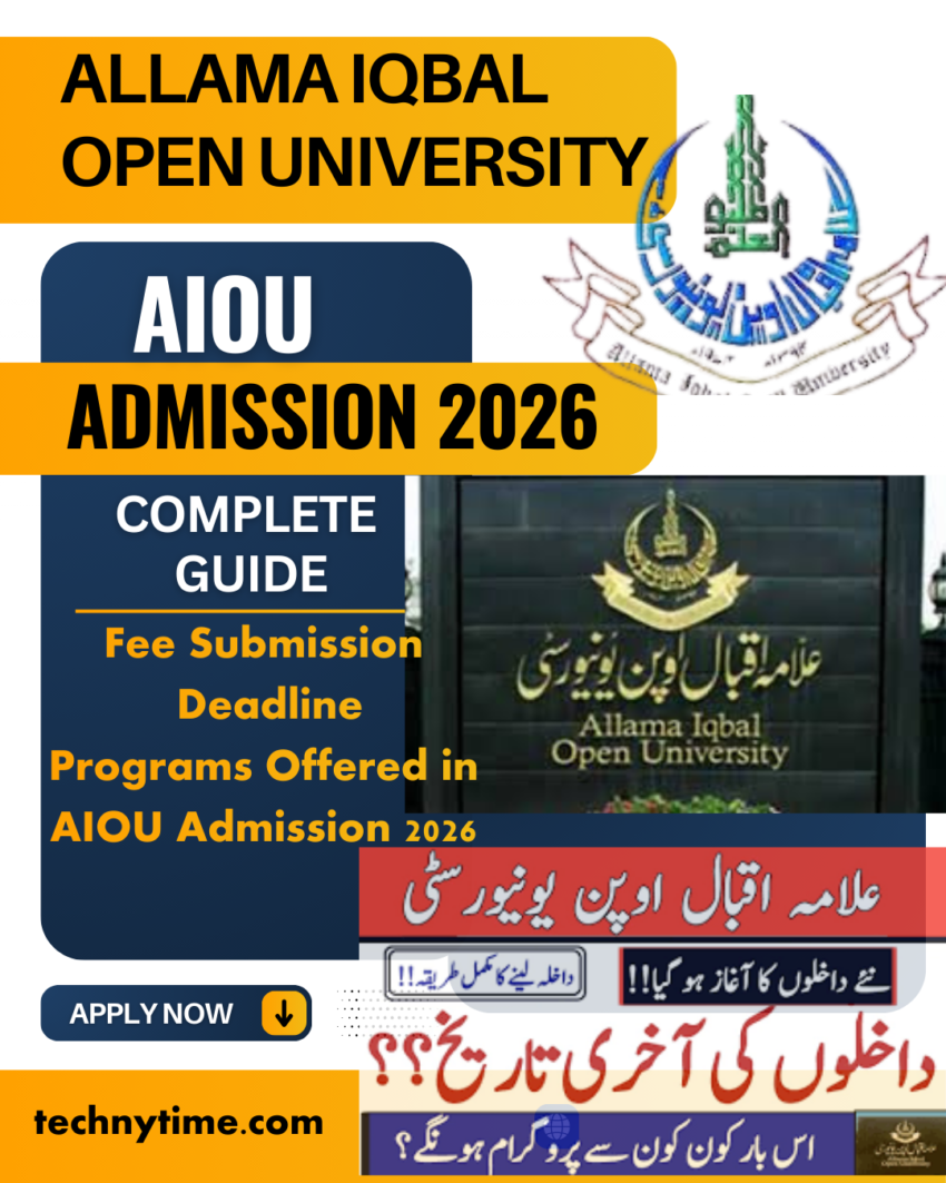 AIOU Admission 2026