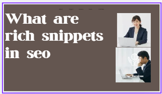 What are rich snippets in seo