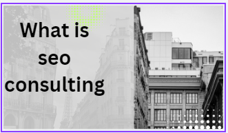 What is seo consulting