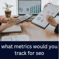 what metrics would you track for seo