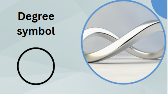 Degree symbol