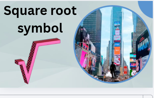 Square root symbol
