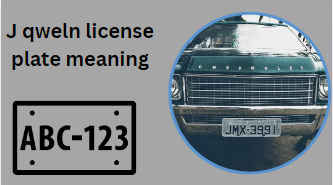 J qweln license plate meaning