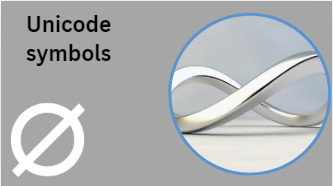 Unicode symbols