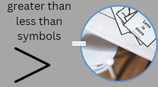 greater than less than symbols
