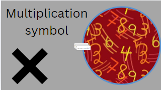 Multiplication symbol