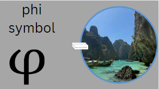 Phi symbol