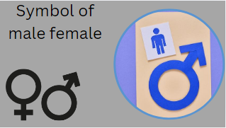 Symbol of male female
