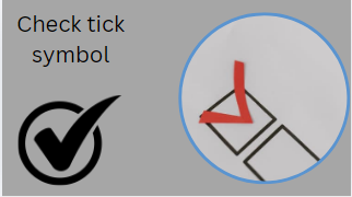 Check tick symbol