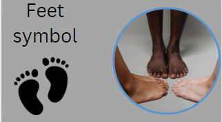Feet symbol