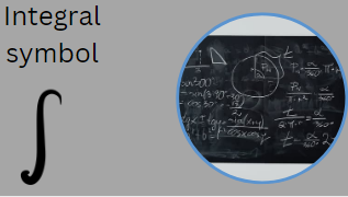 Integral symbol