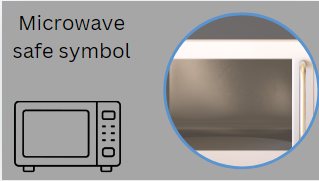 Microwave safe symbol