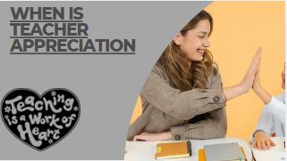 When is teacher appreciation