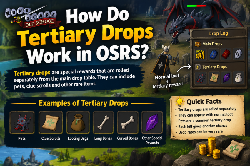 How Do Tertiary Drops Work in OSRS?