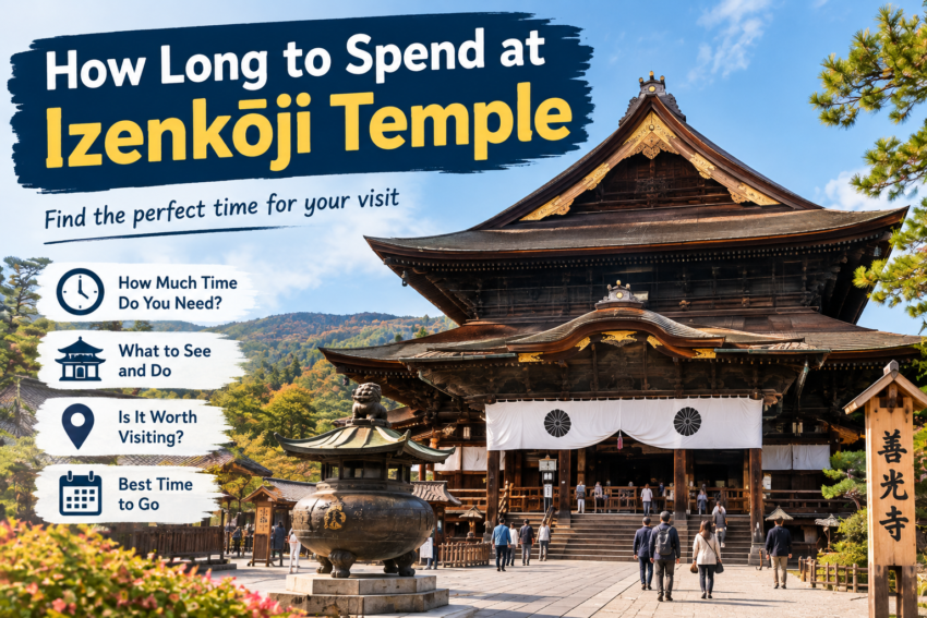 how long to spend at izenkōji temple