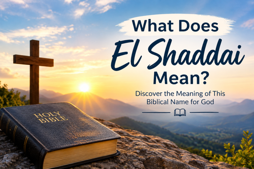 what does el shaddai mean