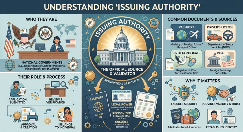 what does issuing authority mean
