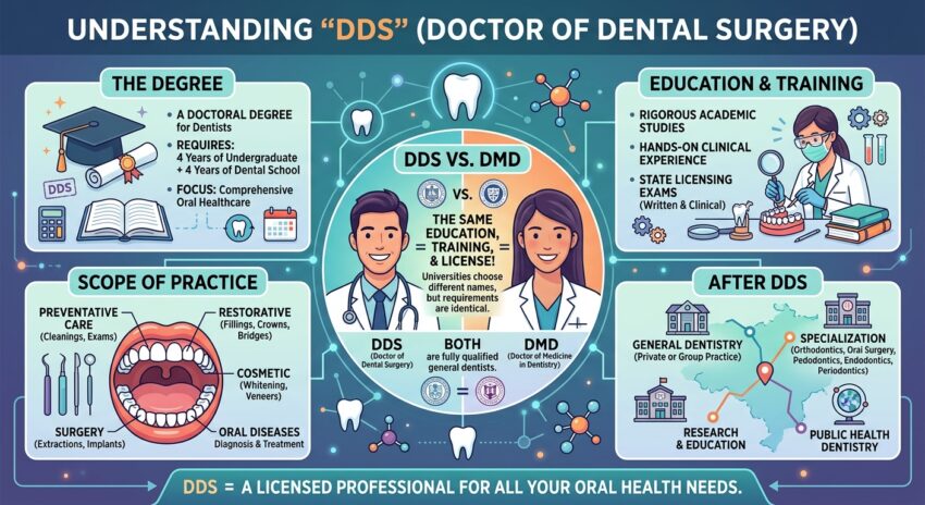 Learn what DDS mean and discover its common meanings in texting dentistry technology and everyday conversations.
