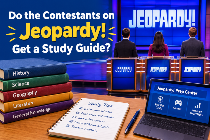 do the contestants on jeopardy get a study guide